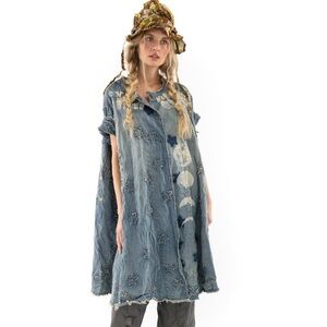 Magnolia Pearl star appliqué Kimi coat